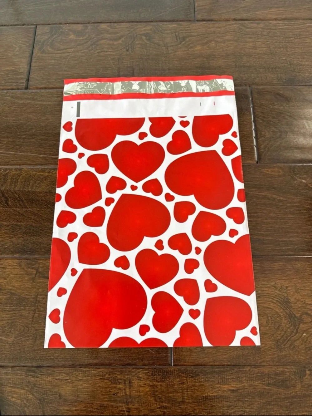 40 Pack - 10x13” Beautiful Mix of 4 Heart ❤️ Patterns Poly Mailers (10 Each)